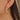 Push Back Stud Earring - Brass - Cubic Zircon - 316 Stainless Steel Stud - 18k Real Gold Plating - 3.9gr - MJ102493 - MinjuanRong