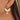 Push Back Stud Earring - Acrylic - Brass - 316 Stainless Steel Stud - 18K Real Gold Plating - 6.7gr - MJ102325 - MinjuanRong