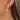 Push Back Stud Earring - Brass - Glass - 316 Stainless Steel Stud - 18K Real Gold Plating - 5.2gr - MJ102459 - MinjuanRong