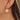 Push Back Stud Earring - Brass - Cubic Zircon - 316 Stainless Steel Stud - 18K Real Gold Plating - 4.5gr - MJ102492 - MinjuanRong