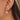 Push Back Stud Earring - Brass - Cubic Zircon - 316 Stainless Steel Stud - 18K Real Gold Plated - 2.9gr - MJ102729 - MinjuanRong