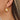 Push Back Stud Earring - Brass - Cubic Zircon - Polymer Clay - 18K Real Gold Plated - 5.2gr - MJ102516 - MinjuanRong