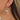 Push Back Stud Earring - Brass - Cubic Zircon - 316 Stainless Steel Stud - 18K Real White Gold Plating - 9.2gr - MJ103558 - MinjuanRong
