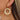 Push Back Stud Earring - Stainless Steel - White Enamel - 18K Real Gold Vacuum Plating - 17.5gr - MJ103663 - MinjuanRong