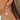 Push Back Stud Earring - Brass - Crystal - 316 Stainless Steel Stud - 18K Real Gold Plating - KC gold Tone Plating - 7.3gr - MJ103849 - MinjuanRong