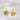Push Back Stud Earring - Stainless Steel - Vacuum Real Gold Plating - 8.3gr - MJ105565 - MinjuanRong
