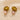 Push Back Stud Earring - Brass - Pearl - 316 Stainless Steel Stud - 18k real gold plated - 8.4gr - MJ102513 - MinjuanRong