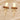 Push Back Stud Earring - Walnut Wood - brass - 316 stainless steel stud - brown - 18K Real Gold Plating - 7.3gr - MJ102525 - MinjuanRong