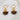 Push Back Stud Earring - Brass - 925 Silver Stud - Bodhi SeedPipal Tree Seed - 18K Real  Gold Plating - 4.2gr - MJ103553 - MinjuanRong