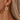 Hinged Back Earring - Brass - Acrylic - Steel Stud - 18K Real Gold Plated - 5.7gr - MJ900987 - minjuanrong.com.tr