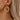 Push Back Stud Earring - Brass - Rattan - Walnut Wood - 316 Surgical Stainless Steel - 18K Real Gold Plated - 4.7gr - MJ900940 - minjuanrong.com.tr