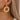 Push Back Stud Earring - Brass - Rattan - Hemu Wood - Stainless Steel Stud - 18K Real Gold Plated - 5.3gr - MJ900935 - minjuanrong.com.tr