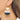 Wire Hook Earring - Brass - Walnut Wood - Resin - 18k Real Gold Plating - 12.6gr - MJ202260 - MinjuanRong