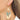 Push Back Stud Earring - brass - Apatite - 316 Stainless Steel Stud - 18K Real Gold Plated Brass - 19.2gr - MJ103742 - MinjuanRong