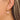 Huggie Hoop Wire Earring - Brass - Cubic Zircon - 18K Real Gold Plating - 5.7gr - MJ103600 - MinjuanRong