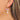 Huggie Hoop Wire Earring - Brass - Glazed CeramicsHandmade - Natural pearl - 18K Real Gold Plating - 6.4gr - MJ102661 - MinjuanRong