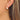 Huggie Hoop Wire Earring - Brass - Fake Pearl - 18k Real Gold Plating - 3.6gr - MJ102345 - MinjuanRong