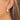 Huggie Hoop Wire Earring - brass - Fake Pearl - 18k real gold plated brass - 4.9gr - MJ102347 - MinjuanRong