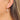 Huggie Hoop Wire Earring - Brass - Crystal - 18k real gold plating - 2.9gr - MJ103689 - MinjuanRong