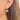 Huggie Hoop Wire Earring - Brass - Cubic Zircon - 18k Real Gold Plating - 5.2gr - MJ202284 - MinjuanRong