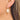 Huggie Hoop Wire Earring - Brass - cubic zircon - Shells - 18k real gold plating - 4.8gr - MJ104092 - MinjuanRong