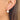 Huggie Hoop Wire Earring - Brass - Fake Pearl - 18K Real Gold Plating - 6.1gr - MJ102339 - MinjuanRong