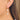 Huggie Hoop Wire Earring - Brass - Natural Stone -Pearl - 18K Real Gold Plating - 2.7gr - MJ103835 - MinjuanRong