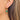 Huggie Hoop Wire Earring - Brass -  Natural StoneMalachite - 18K Real gold plating - 6.9gr - MJ102350 - MinjuanRong
