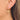 Huggie Hoop Wire Earring - BrassCubic Zircon - 18K Real Gold Plating - 4.2gr - MJ202067 - MinjuanRong