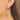 Huggie Hoop Wire Earring - Stainless SteelAfrican Turquoise Natural Stone - 18K Real Gold Vacuum Plating - 8.5gr - MJ103670 - MinjuanRong