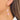 Push Back Stud Earring Brass - Glass - 316 Stainless Steel Stud - 18K Real Gold Plating - 6.4gr - MJ102482 - MinjuanRong