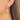 Push Back Stud Earring - Brass - Cubic Zircon - 316 Stainless Steel Stud - 18K Real Gold Plating - 3.5gr - MJ102620 - MinjuanRong