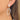 Push Back Stud Earring - Brass - 316 stainless steel stud - 18K Real White Gold Plating - 14.7gr - MJ102797 - MinjuanRong