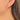 Push Back Stud Earring - brass - Stainless Steel Stud - 18k real gold plated brass -4.2gr -  MJ200460 - MinjuanRong