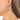 Wire Hook Earring - Brass - Apatite Natural Stone - 18k real white gold plating - 6.8gr - MJ103676 - MinjuanRong