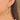 Push Back Stud Earring - Brass - Glass - 18k Real Gold Plating - 5.5gr - MJ103702 - MinjuanRong