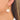 Hinged Back Earring - Brass - Acrylic - 316 stainless steel stud - 18K Real Gold Plating - 8.7gr - MJ104031 - MinjuanRong