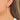 Huggie Hoop Wire Earring - Brass - 304stainless steel - 18K Real White Gold Plating - 2.4gr - MJ102504 - MinjuanRong