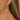 Push Back Stud Earring - Brass - 925 silver stud - 14k real gold plating - 13.3gr - MJ103032 - MinjuanRong