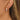 Push Back Stud Earring - Brass - Enamel - 316 stainless steel stud - 18K real gold plating - White - 8gr - MJ105827 - MinjuanRong