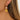 Huggie Hoop Wire Earring - Brass - Acrylic - Alloy - 18k real gold plated - 10.4gr - MJ105003 - MinjuanRong