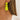 Push Back Stud Earring - Brass - Acrylic - 316 Stainles Steel Stud - 18K Real Gold Plating - 9.7gr - MJ900047 - minjuanrong.com.tr