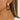 Push Back Stud Earring - Acrylic - Stainless Steel - 316 Stainless Steel Stud - Gold Tone Vacuum Plating - 7.1gr - MJ900338 - minjuanrong.com.tr