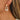 Push Back Stud Earring - Brass - Acrylic - Stainless Steel Stud - 18K Real Gold Plated - 4.3gr - MJ105064 - MinjuanRong