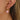 Huggie Hoop Wire Earring - Brass - Cubic Zircon - Enamel - 18K Real Gold Plating - 5gr - MJ900270 - MinjuanRong