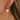 Huggie Hoop Wire Earring - 304 Stainless Steel - Natural Pearl - Real Gold In The Furnace - 8.3gr - MJ900395 - MinjuanRong