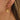 Huggie Hoop Wire Earring - 201 Stainless Steel - Stainless Steel - Zircon - Gold Tone Plating - 18K Real Vacuum Plating - 6.7gr - MJ900300 - MinjuanRong