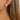 Push Back Stud Earring - Brass - 925 silver stud - Zircon - 18K Real Gold Plated - 4.9g. - MJ106400 - minjuanrong.com.tr