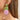 Push Back Stud Earring - Iron - Raffia Grass - Iron Stud - KC Gold Tone Plating - Green - 14.2gr - MJ104461 - minjuanrong.com.tr