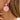 Push Back Stud Earring - Brass - Acrylic - 316 Stainless Steel Stud - 18K Real Gold Plating - 7.7gr - MJ104323 - minjuanrong.com.tr